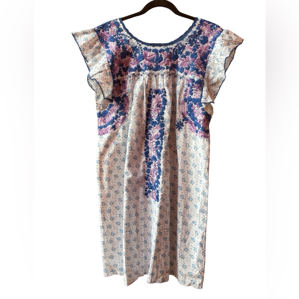 Margarita Mercantile Sara dress Mexican embroidered Dress Size: M